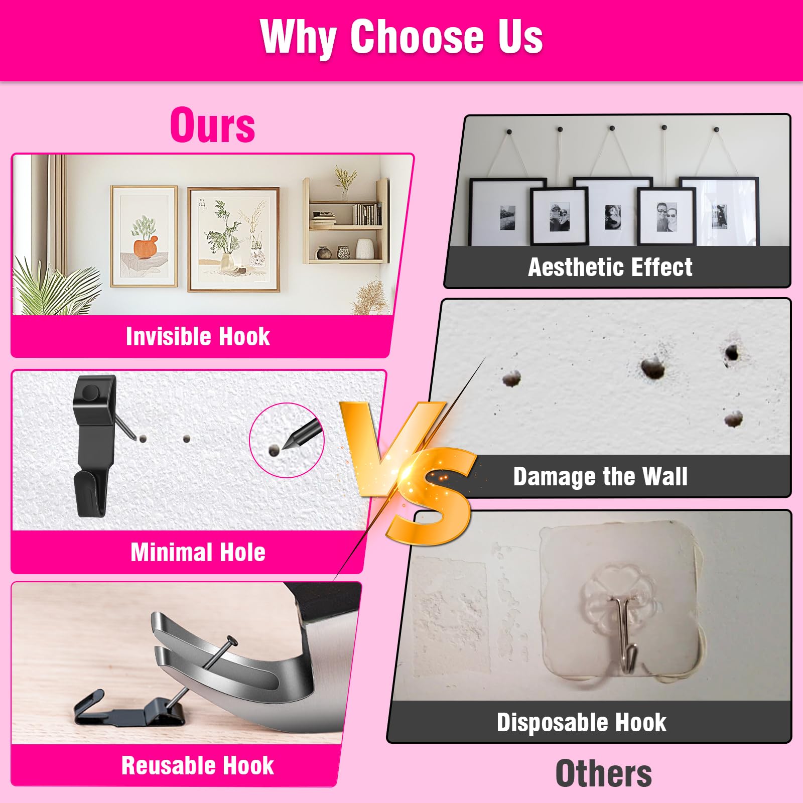 Professional Picture Hanging Kit with Tools