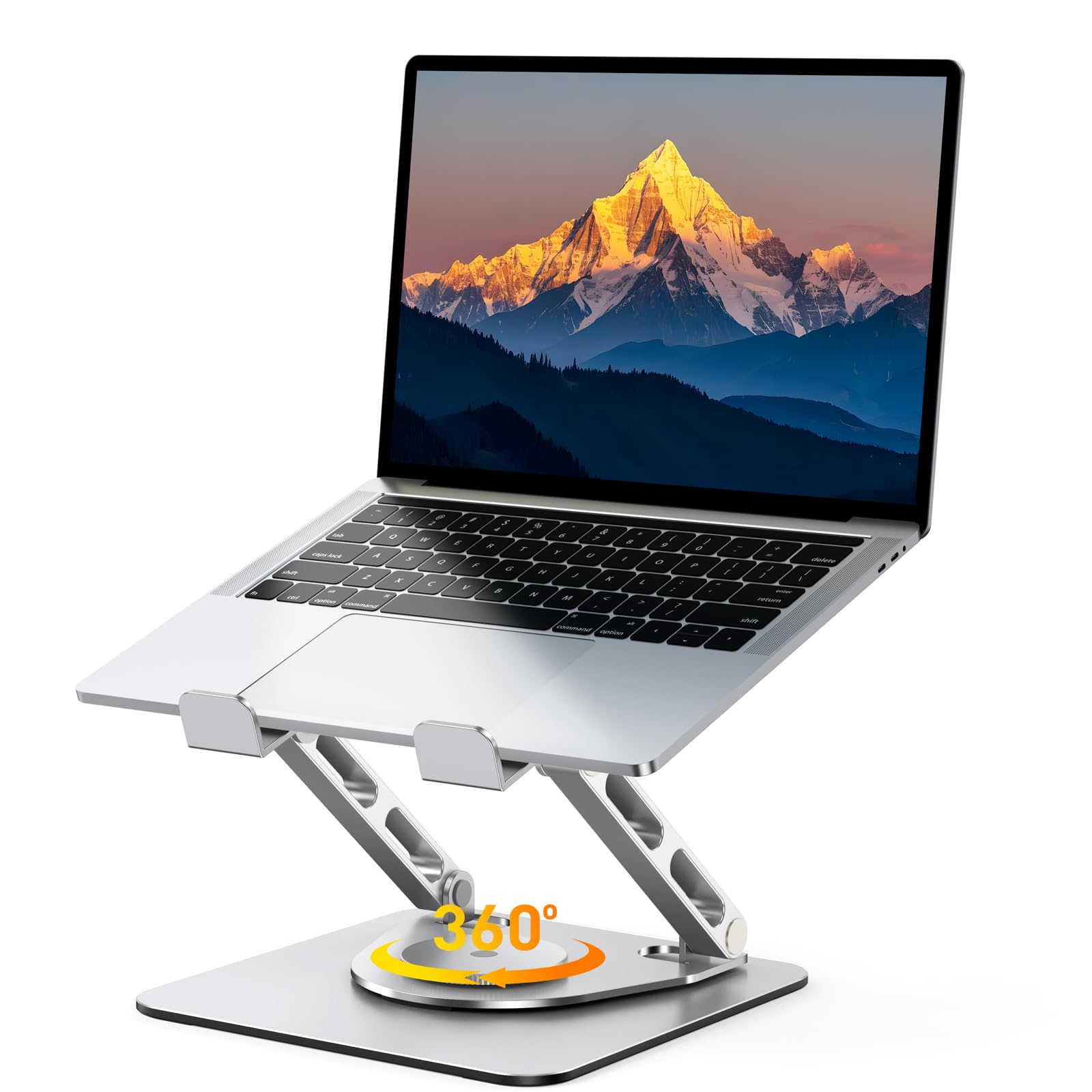 Ergonomic Rotating Laptop Stand with Adjustable Height