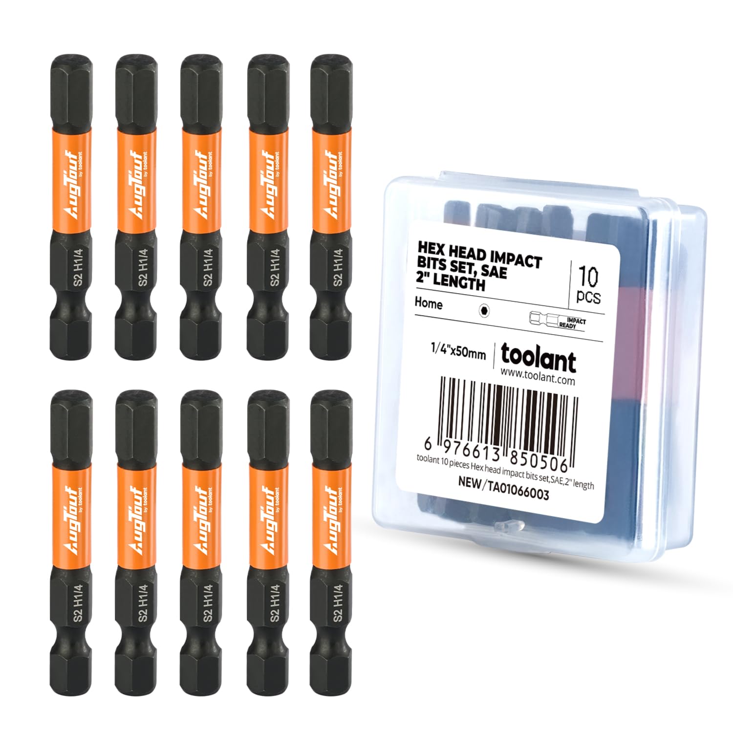 Precision S2 Steel Hex Impact Bit Set