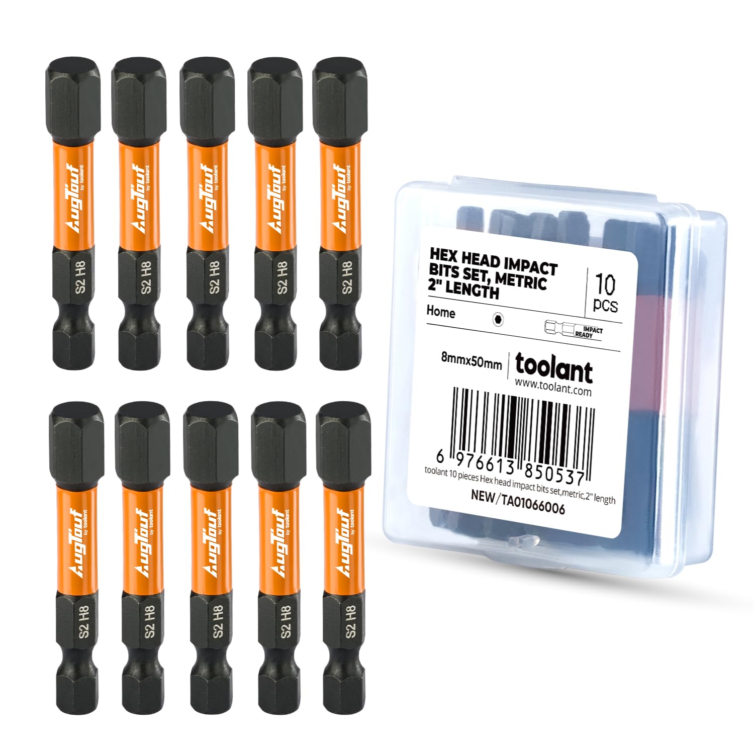 Precision S2 Steel Hex Impact Bit Set