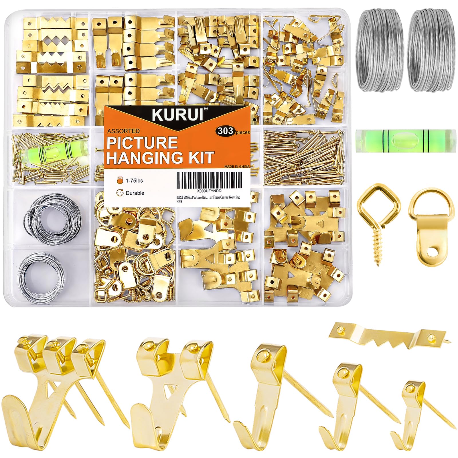 Heavy-Duty Picture Hanging Hardware Assortment