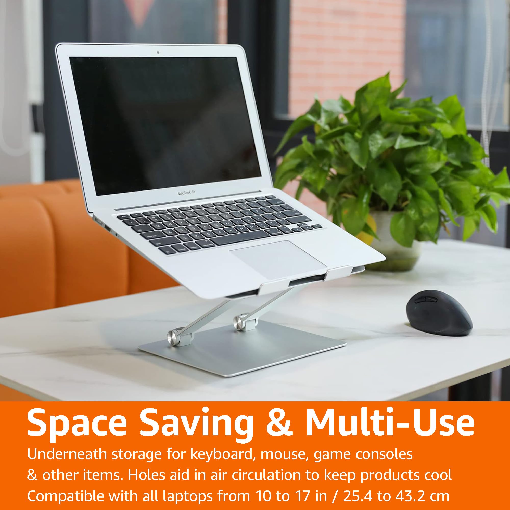 Ventilated Adjustable Ergonomic Laptop Stand