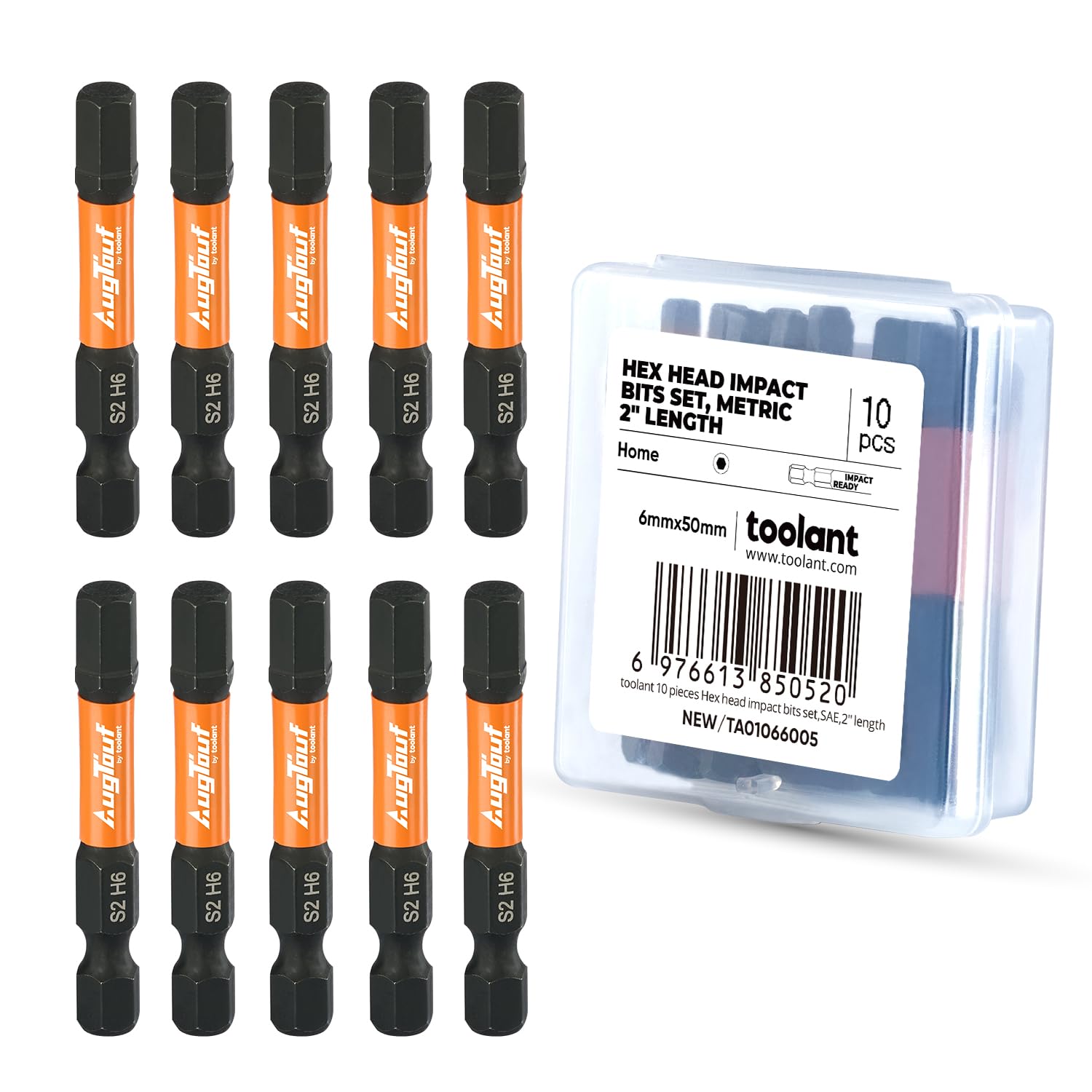 Precision S2 Steel Hex Impact Bit Set