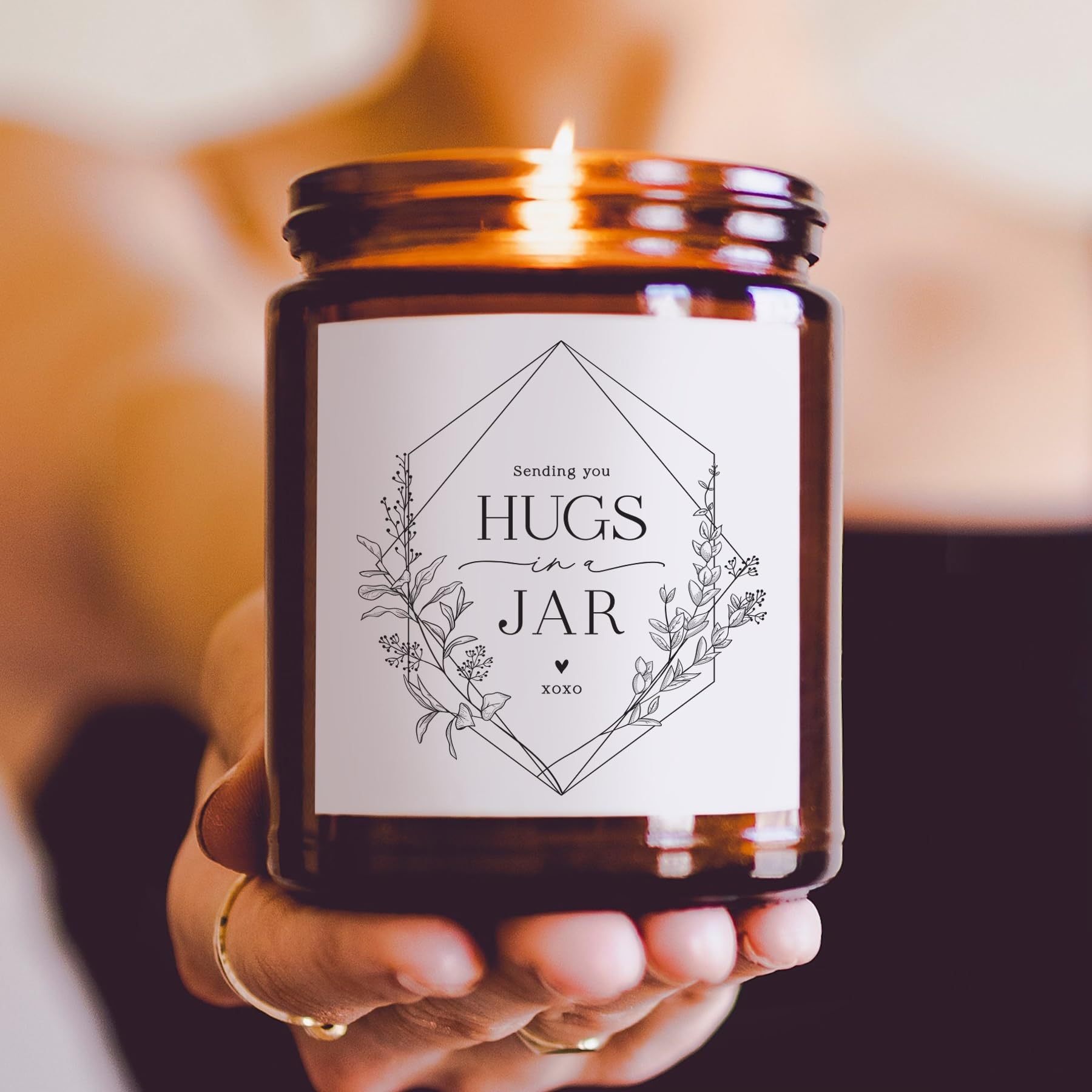 Lemongrass Lavender Scented Soy Candle
