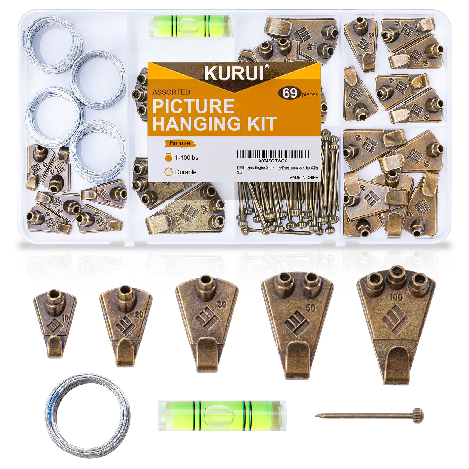 Heavy-Duty Picture Hanging Hardware Assortment
