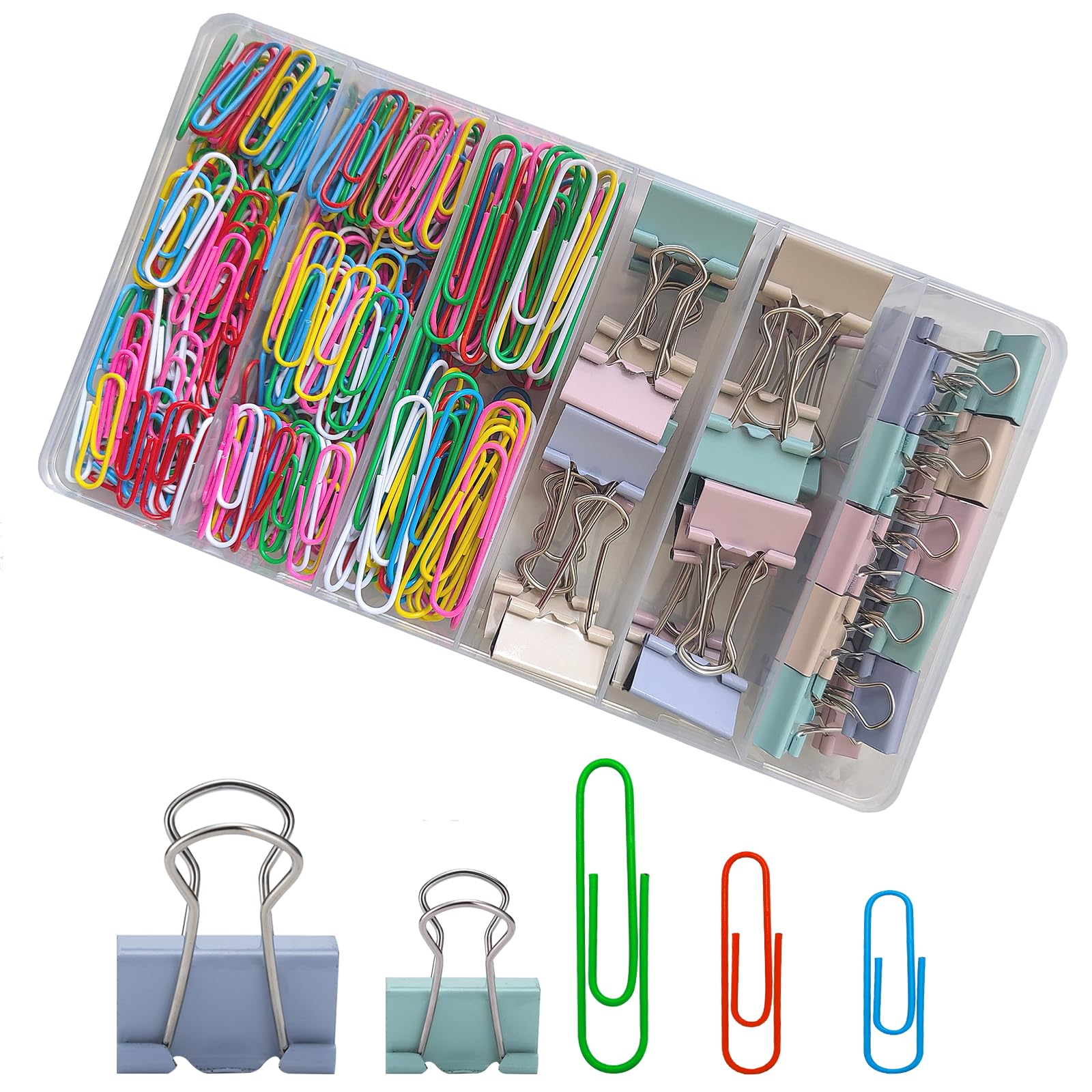 Vibrant Desk Organization Clip Set