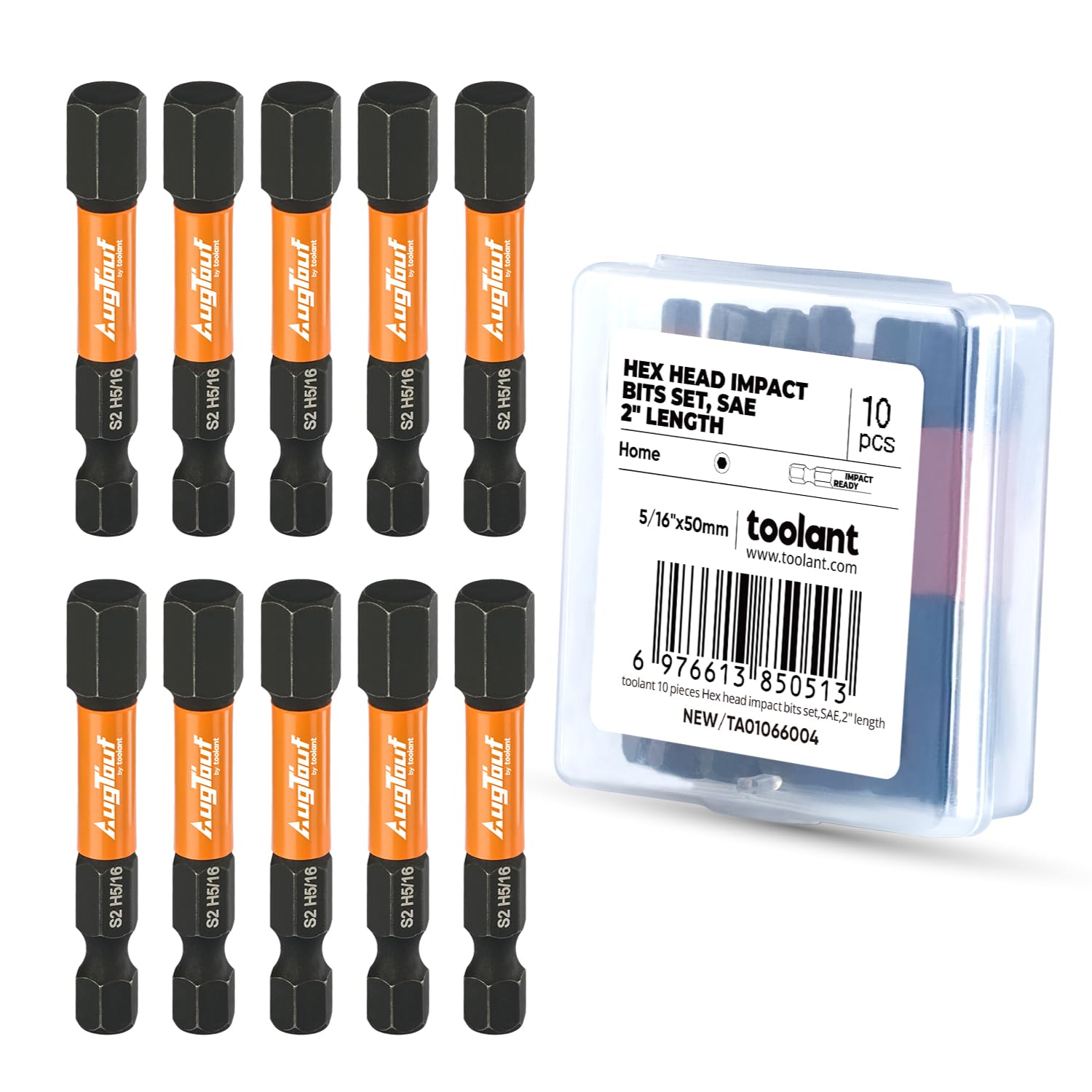 Precision S2 Steel Hex Impact Bit Set