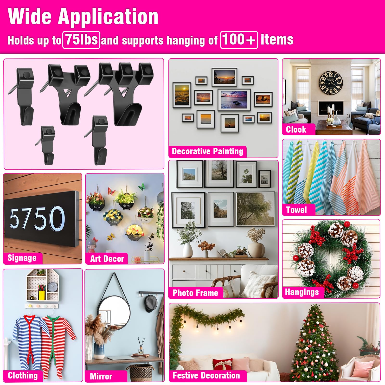 Professional Picture Hanging Kit with Tools
