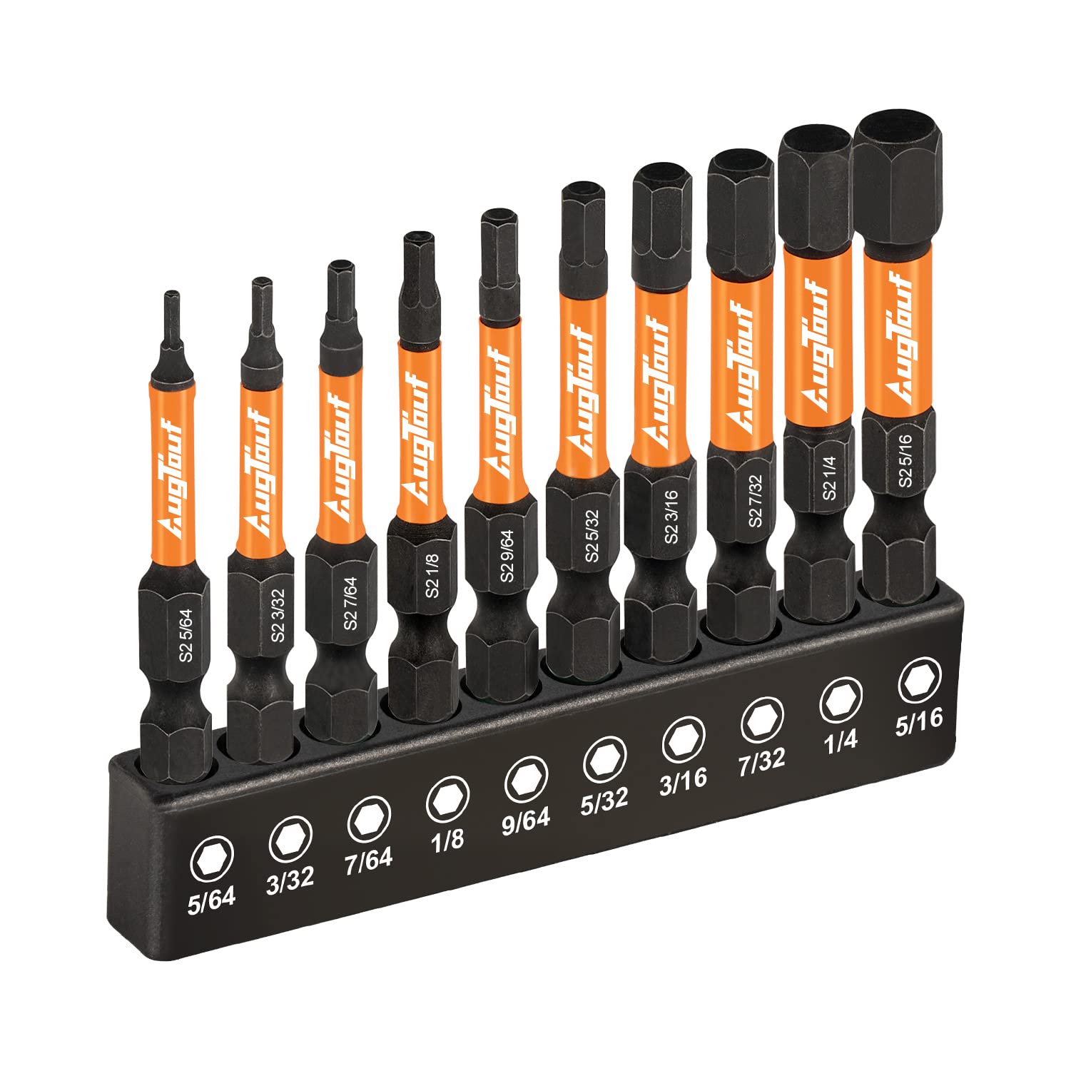 Precision S2 Steel Hex Impact Bit Set