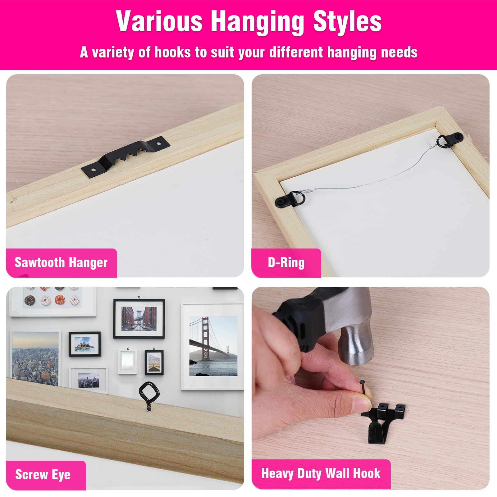 Professional Picture Hanging Kit with Tools