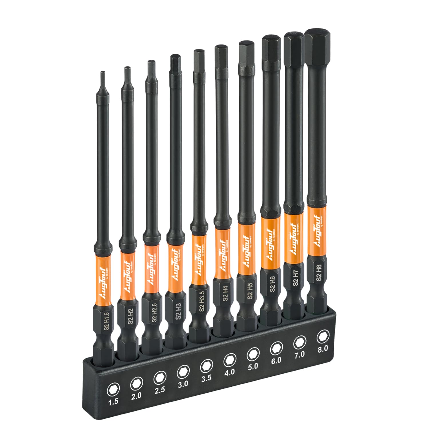 Precision S2 Steel Hex Impact Bit Set